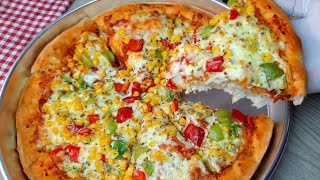 بيتزا بعجينة ايطاليه لكافة أنواع البيتزا بدون بيض وبدون زبدة