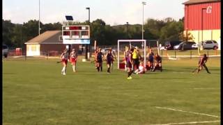 Lancaster Catholic/Annville-Cleona field hockey game action