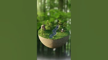 Dreamy Environment in Blender - Recreating Kung Fu Panda #3d  #environment  #kungfupanda