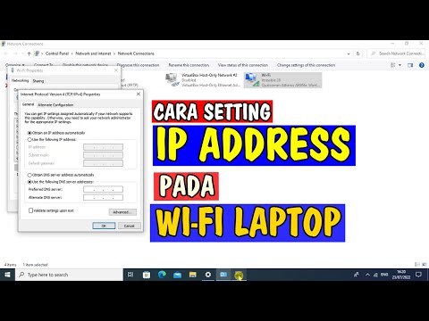 CARA SETTING IP ADDRESS PADA WIFI LAPTOP WINDOWS 10 by IT Newbie