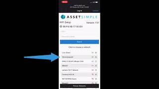 Setting Up your Asset Simple Gateway to WiFi screenshot 1