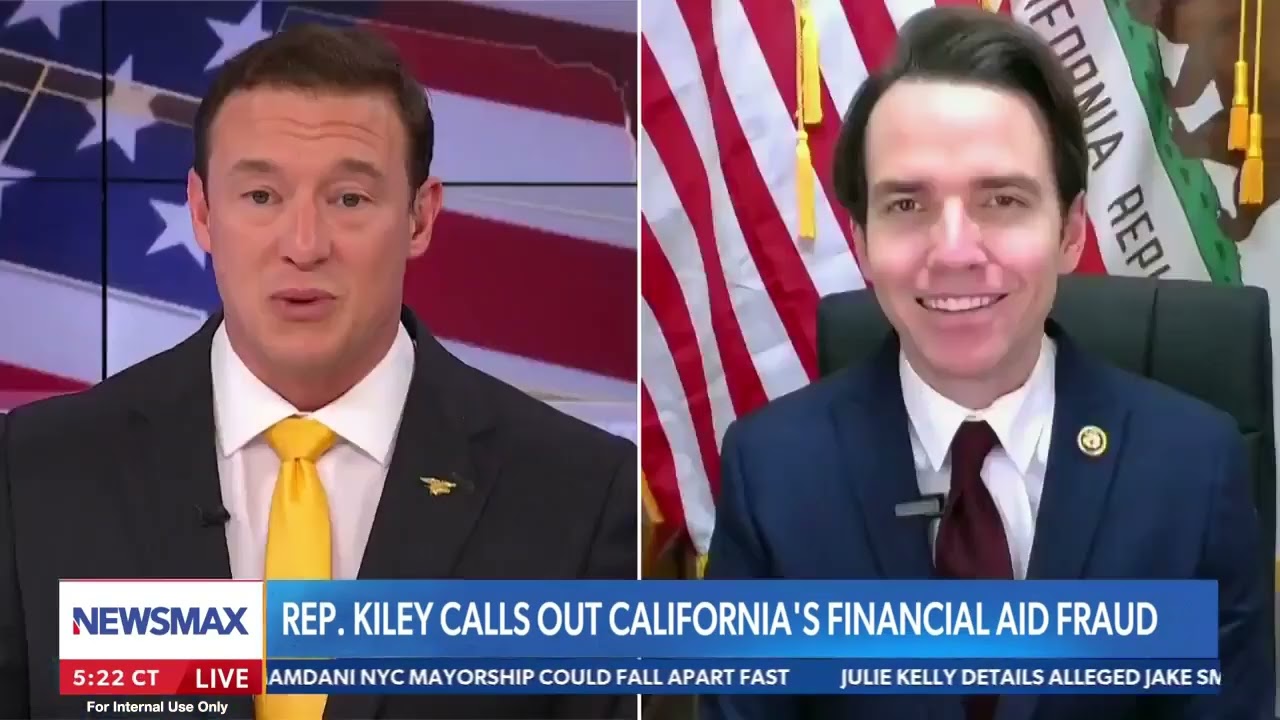 Rep. Kevin Kiley Talks About Rampant Fraud in California