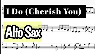 I Do Cherish Alto Sax You Sheet Music Backing Track Play Along Partitura