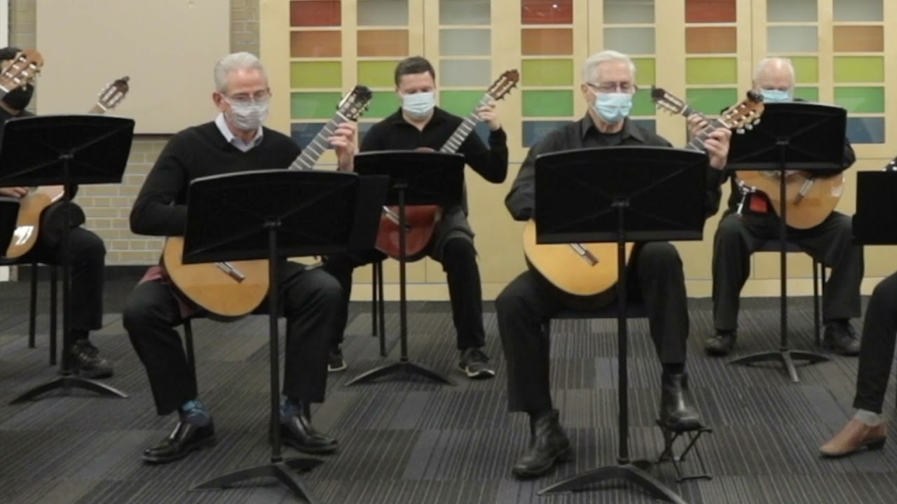 Three Songs by J.  Dowland,  Chicago Community Classical Guitar Ensemble, 2021