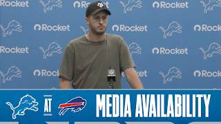 Jared Goff postgame media availability | 2026 NFL Regular Season Week 2: Lions at Bills