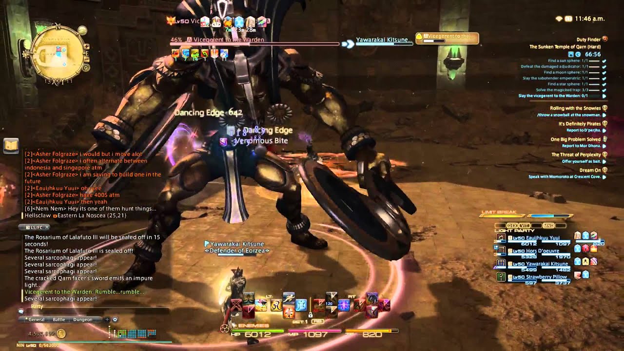 FFXIV -- Temple of Qarn (Hard Area Boss)