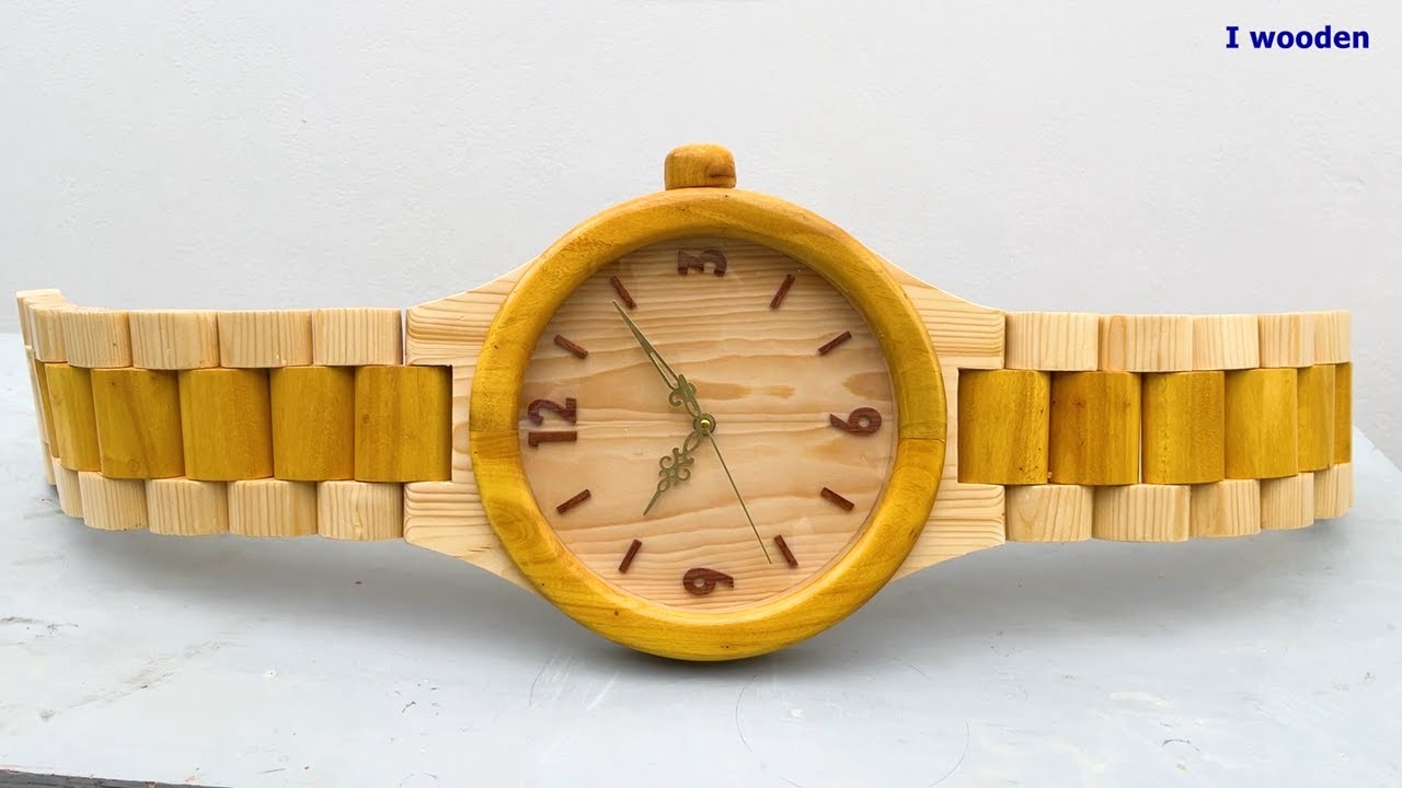 Woodworking Unlimited Creativity /// Make A Unique Wall Clock.