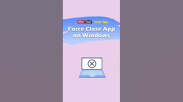 How to Force Close an App on Windows? #windowstips #windows