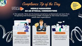 Compliance Tip of the Day: Middle Managers as Ethical Cornerstones