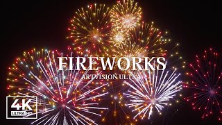 Fireworks in 4K – 1 Hour of Beautiful Night Sky & Festival Ambience screenshot 1