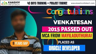 Kaashiv Infotech logo - Oracle Developer - Oracle SQL Developer - Oracle Training and Certification