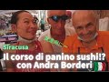 【Italian life】Il corso di panino sushi!?  con Andrea Borderi   Siracusa  Tomie's Wonderlife Vol. 1