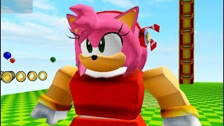 Amy Forces Sonic Roblox Fangame Youtube - amy rose face roblox