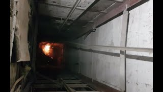 Расчистка шахты лифта/Clearing the elevator shaft