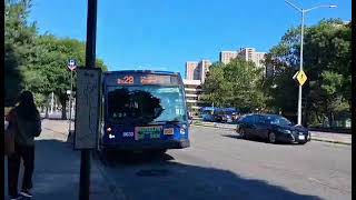 Co-op City Earhart Lane Bound 2019 Novabus lfs #8632 Bx28 at Bartow Av/Co-op City Blvd