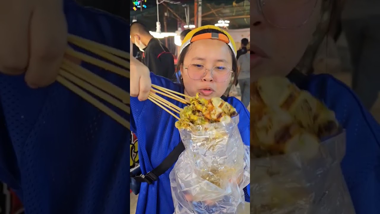 หมึกไข่ย่าง 10 บาท #กินเข้าไป #streetfood #รีวิวอาหาร