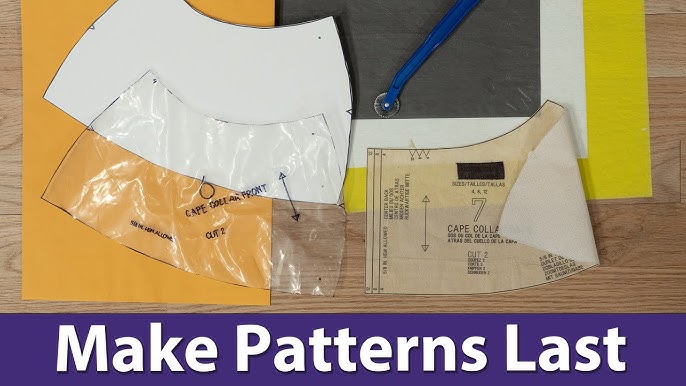 Making Tissue Paper Sewing Patterns More Durable - Mythic Seam