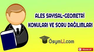 2026 ALES Geometri Konuları ve Soru Dağılımları✅
