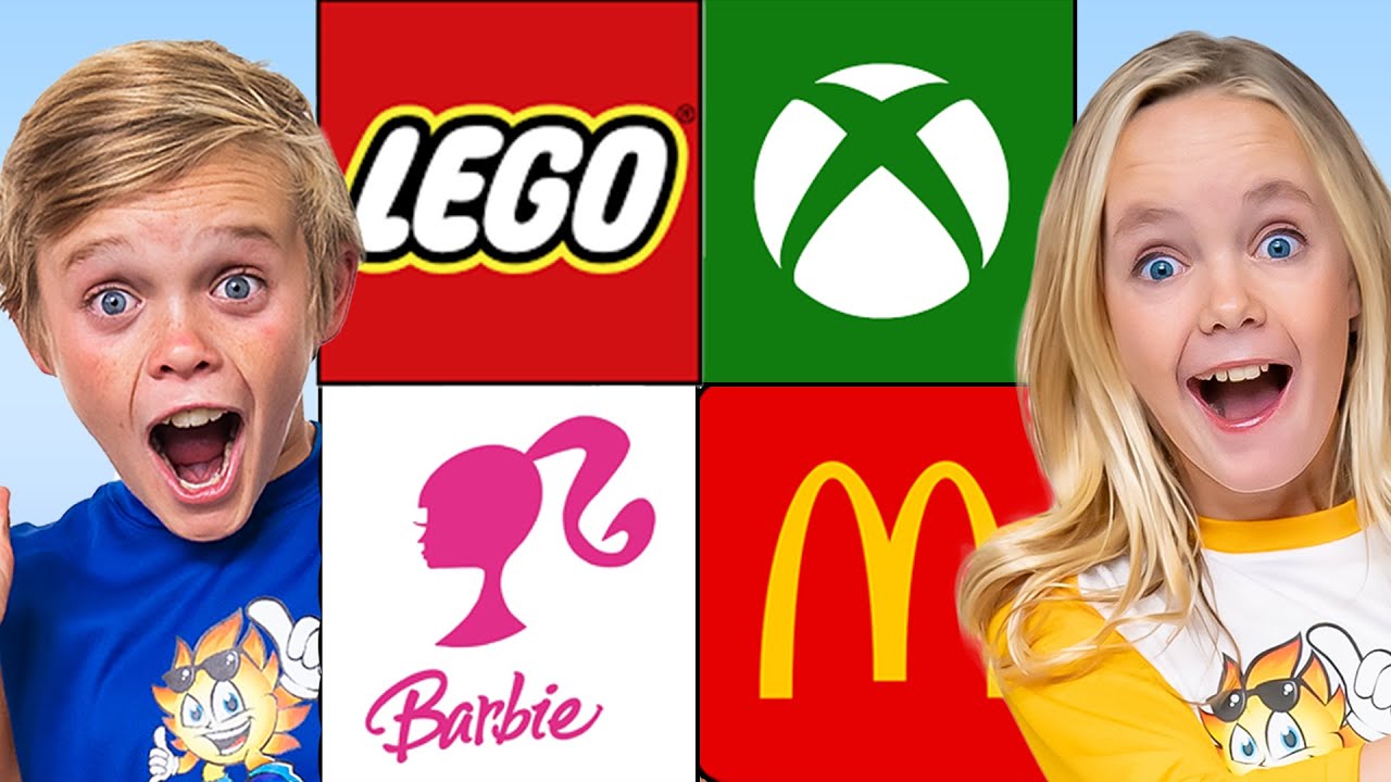 Джек играет в игру «Угадай логотип» с Джаззи Скай!