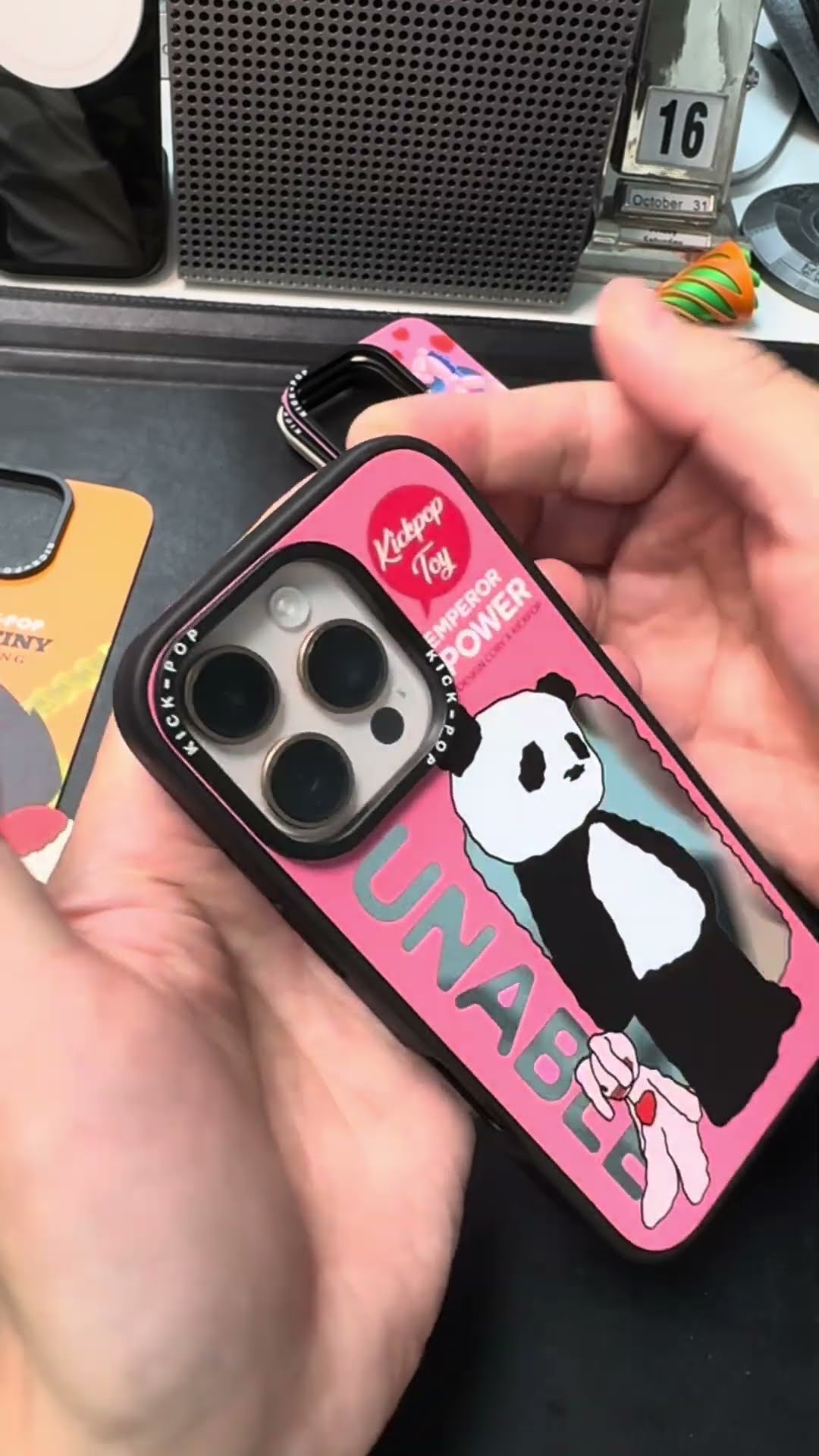 Kickpop replaceable magnetic back cover More cost-effective replaceable magnetic back cover,