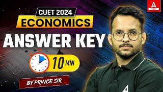 CUET Economics Answer Key 2024 | CUET Paper Analysis ✅