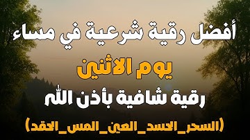 أفضل رقية شرعية في مساء يوم  الاثنين  علاج الحسد_السحر_العين _حفظ وتحصين للمنزل _القارئ علاء عقل