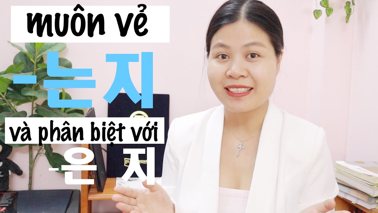 Muôn vẻ của V는지 và  phân biệt với Vㄴ/은 지 | Ngữ pháp Tiếng Hàn Trung cấp | Park HA Official