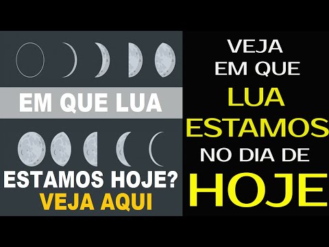 Vídeo: Onde está a lua no céu agora?