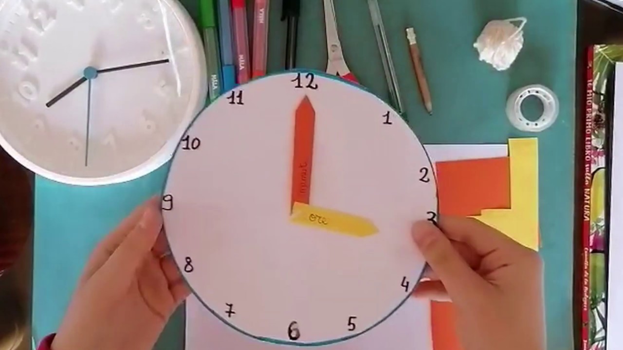 🕗 Costruire un orologio (e imparare a leggere l'ora!) 