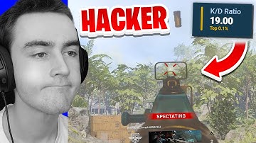 SPECTATING A HACKER in WARZONE PACIFIC SOLOS (19 KD)
