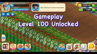 Township Gameplay : Level Up 100 !