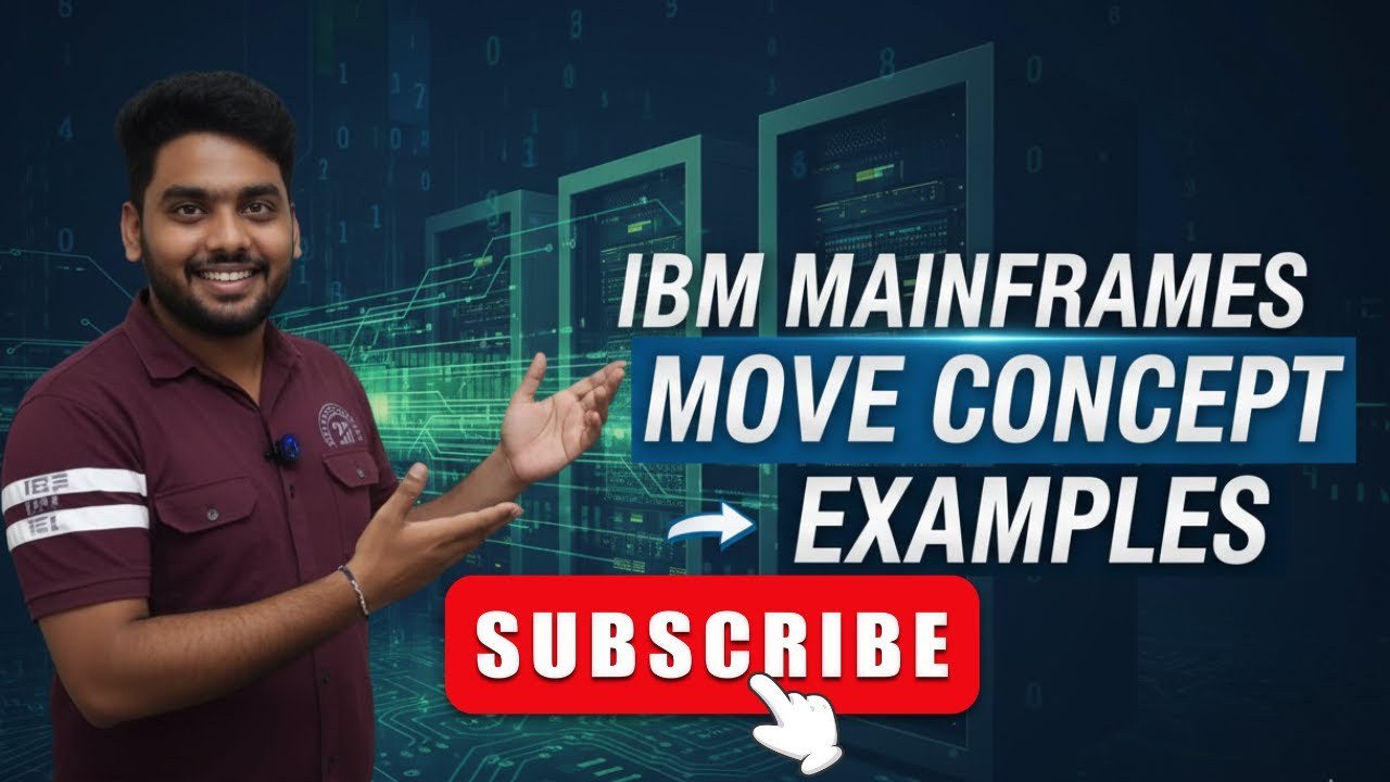 IBM Mainframes MOVE Concept Examples EXPLAINED in 8 Minutes - YouTube