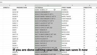 Datazapp | Formatting Mailing Addresses using Excel for Online Append