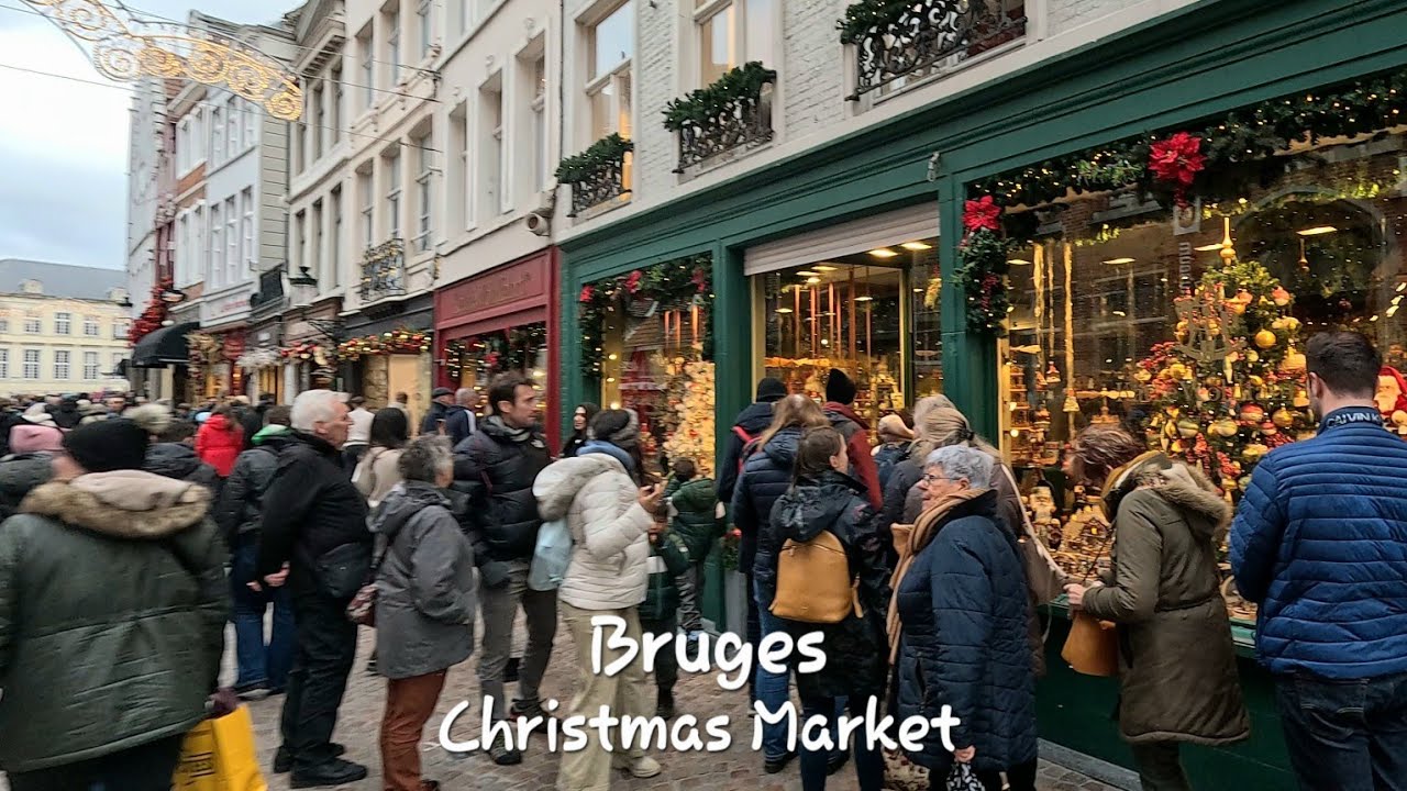 Bruges Christmas Market | 4K 🎅 🇧🇪 