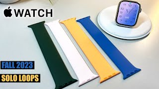 NEW Fall 2023 Solo Loop Bands for Apple Watch Series 9 | AW Ultra 2 (ALL COLORS) Review & [Hands-On] by TheJuan&Only 5,039 views 6 months ago 7 minutes, 48 seconds
