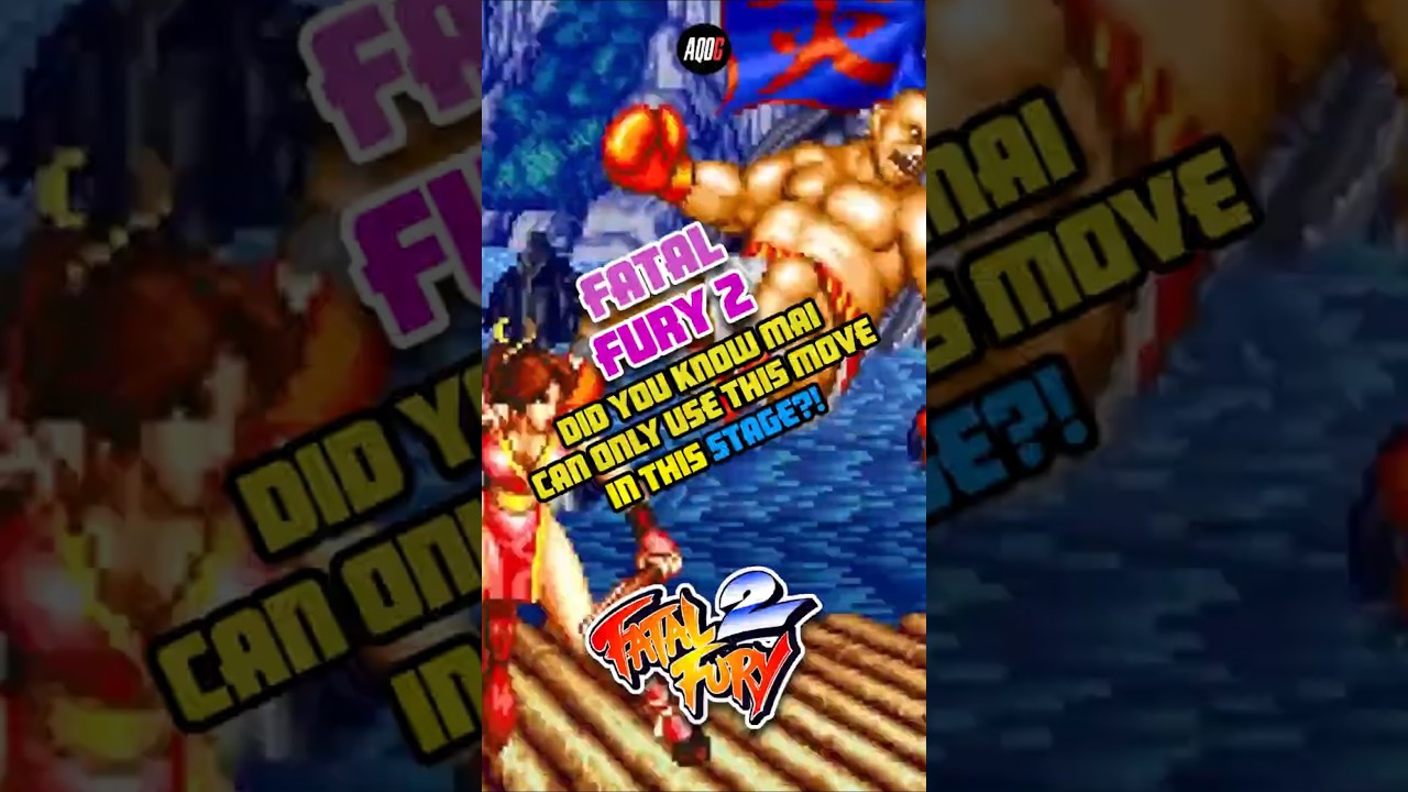 Did you know Mai can only use this move in this stage #retrogaming #gaming #fighting #kof #mai #snk