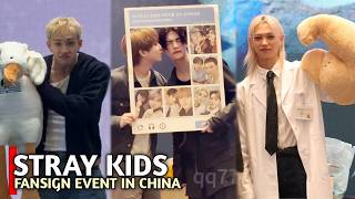 Stray Kids during today's "This & That" Fansign Event in China | Stray Kids Starriver fansign China