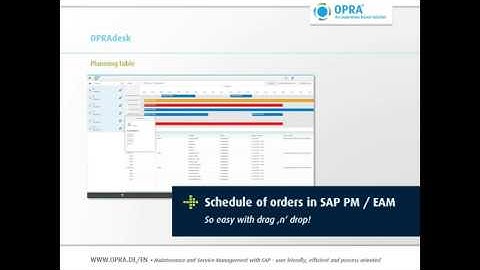 OPRA Overview - Efficient Plant Maintenance in SAP PM