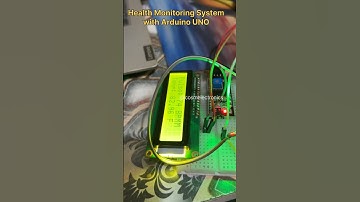 Health Monitoring System with Arduino UNO #cosmelectronics #healthcare #arduinounoprojects #project