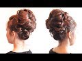 Причёска с "Бубликом" | Авторские причёски | Лена Роговая | Hairstyles by REM | Copyright ©