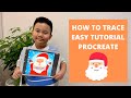 How to trace anything in procreate easy