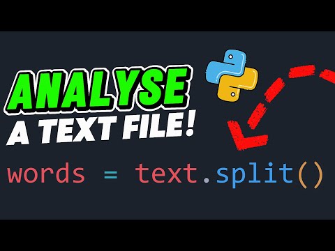 Lesson 9 – Python Text File Analysis: Word Count, Sentence Count & More!