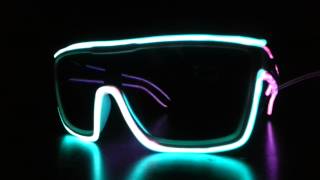NeonNightlife.com Flashing, Glowing Glasses