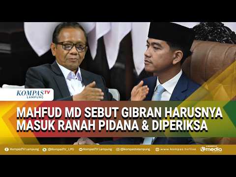 Mahfud MD Sebut Kasus Gibran Seharusnya Masuk Ranah Pidana dan Diperiksa