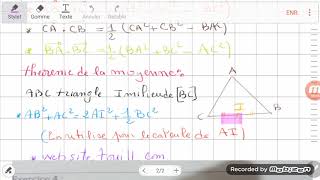 Cours de produit scalaire tronc commun