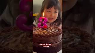 #cumpleaños #sobrina #pastel #mañanitas #ensenada #3años #happybirthday #chocolatecake  #vons