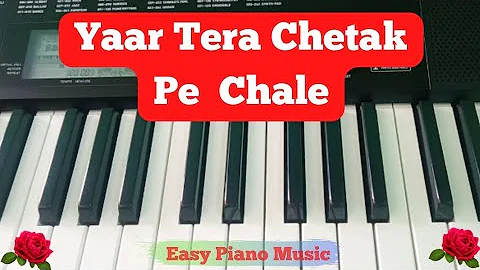 Yaar Tera Chetak Pe Chale piano Tutorial | sapna Chaudhary ka gana@KrishnakDiwane