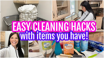 EASY CLEANING HACKS | CLEANING TIPS AND TRICKS #cleaninghacks #cleaningtips #cleaningmotivation