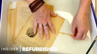 How 100YearOld Books Are Professionally Restored | Refurbished