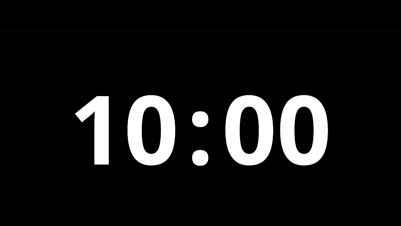 10 Minute Countdown Timer - YouTube